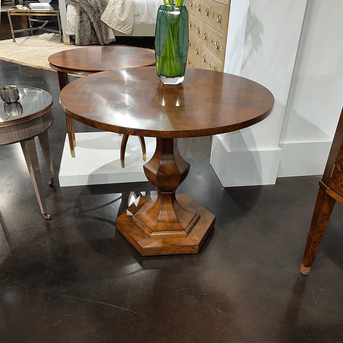 Biedermeier Style Walnut Table - English Georgian America