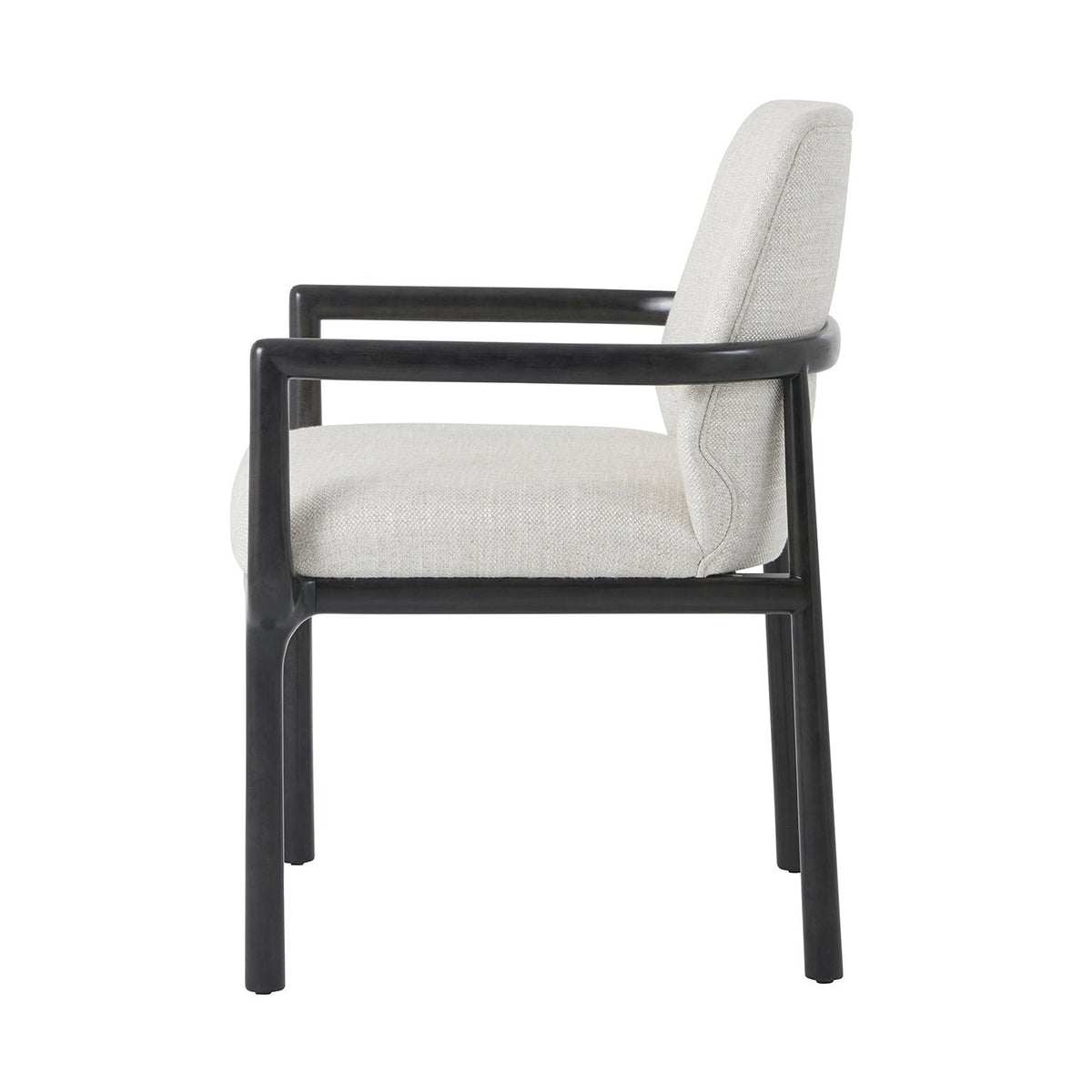 Black Art Deco Dining Armchair - English Georgian America