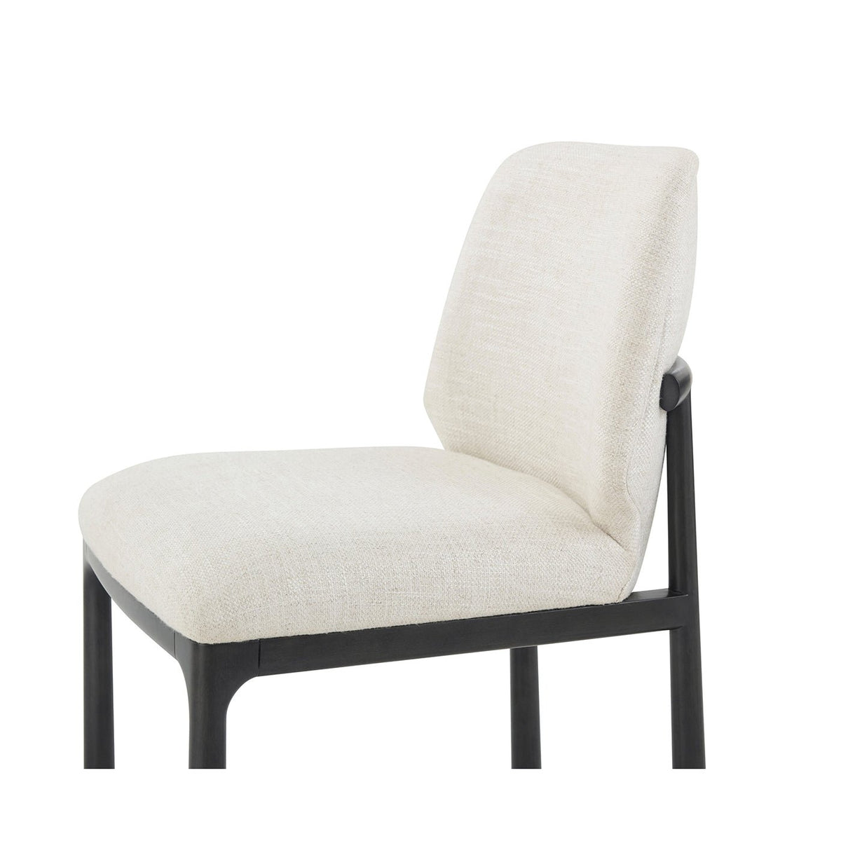 Black Art Deco Dining Side Chair - English Georgian America