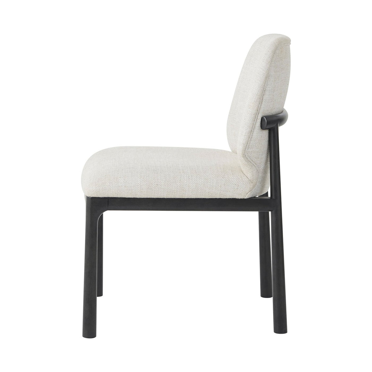 Black Art Deco Dining Side Chair - English Georgian America