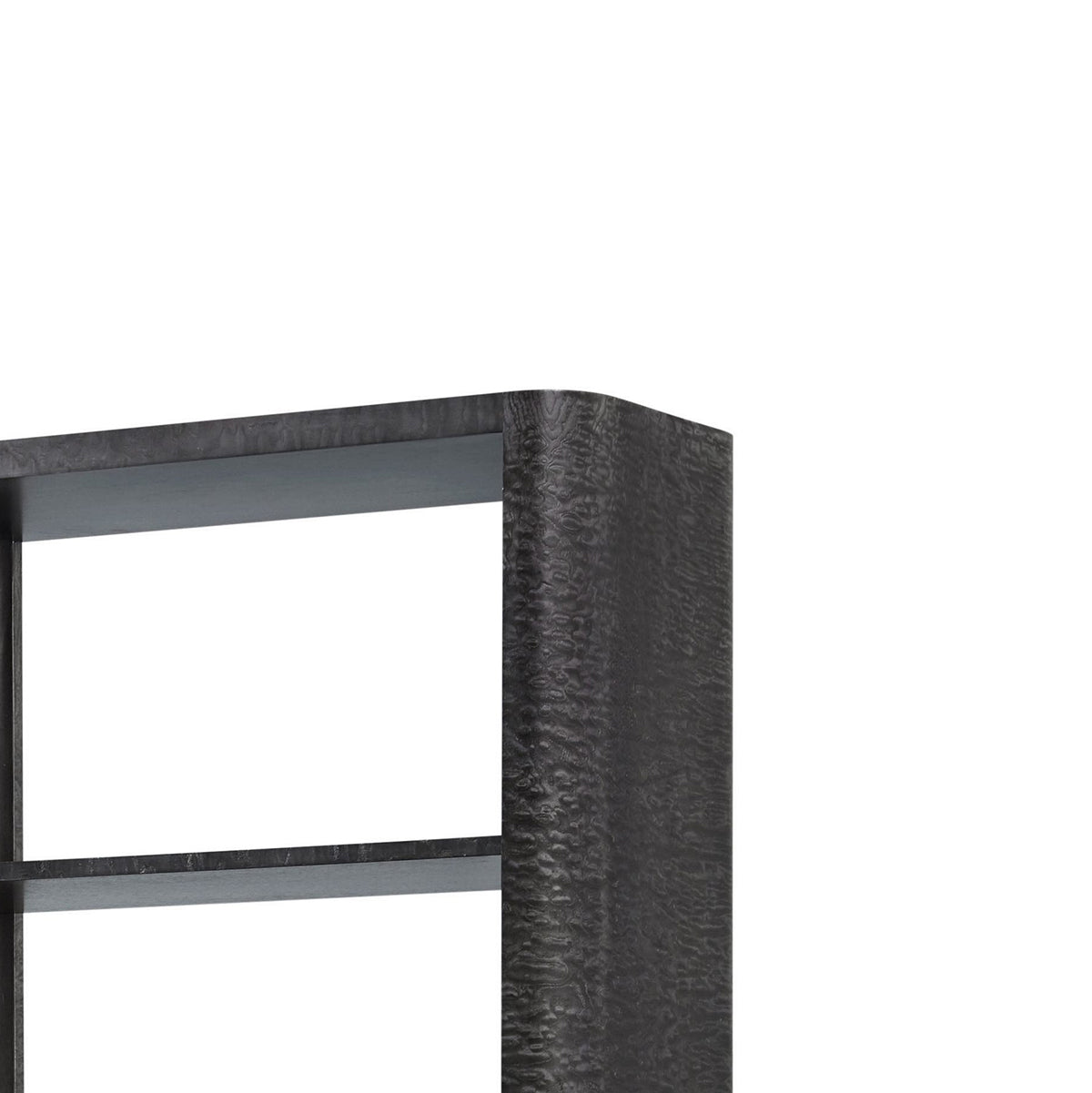 Black Burl Art Deco Bookcase - English Georgian America