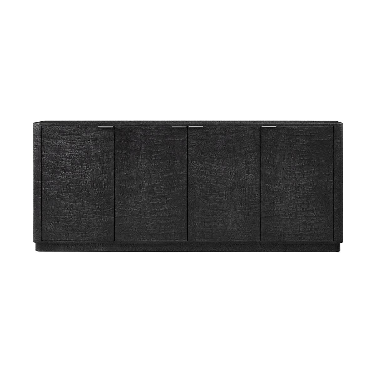 Black Burl Art Deco Sideboard - English Georgian America