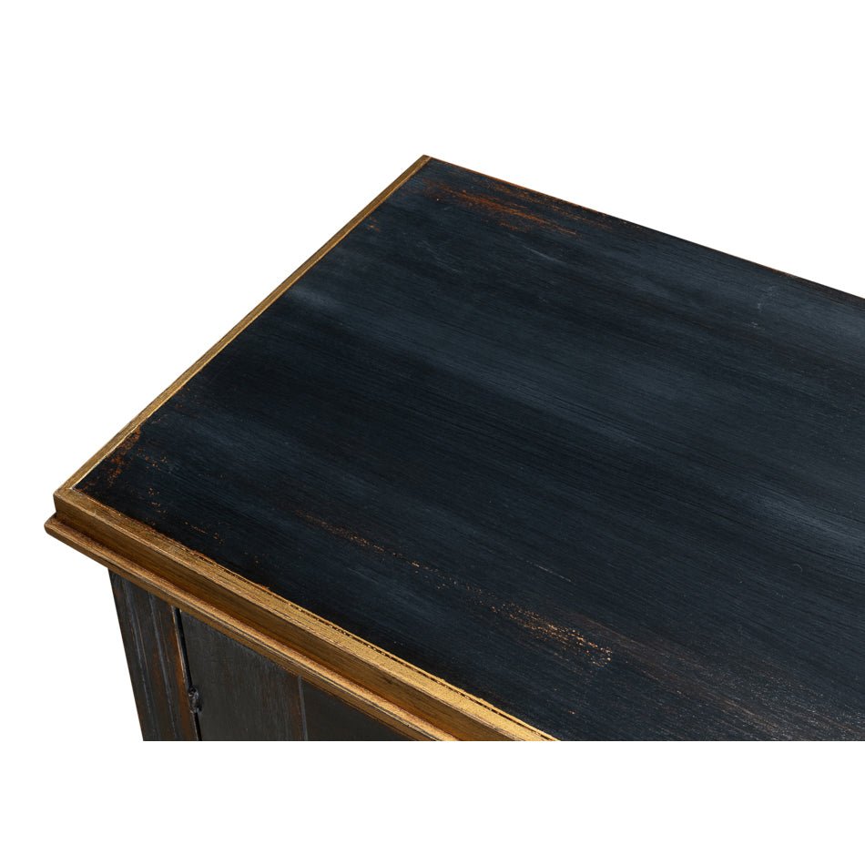 Black French Sideboard - English Georgian America