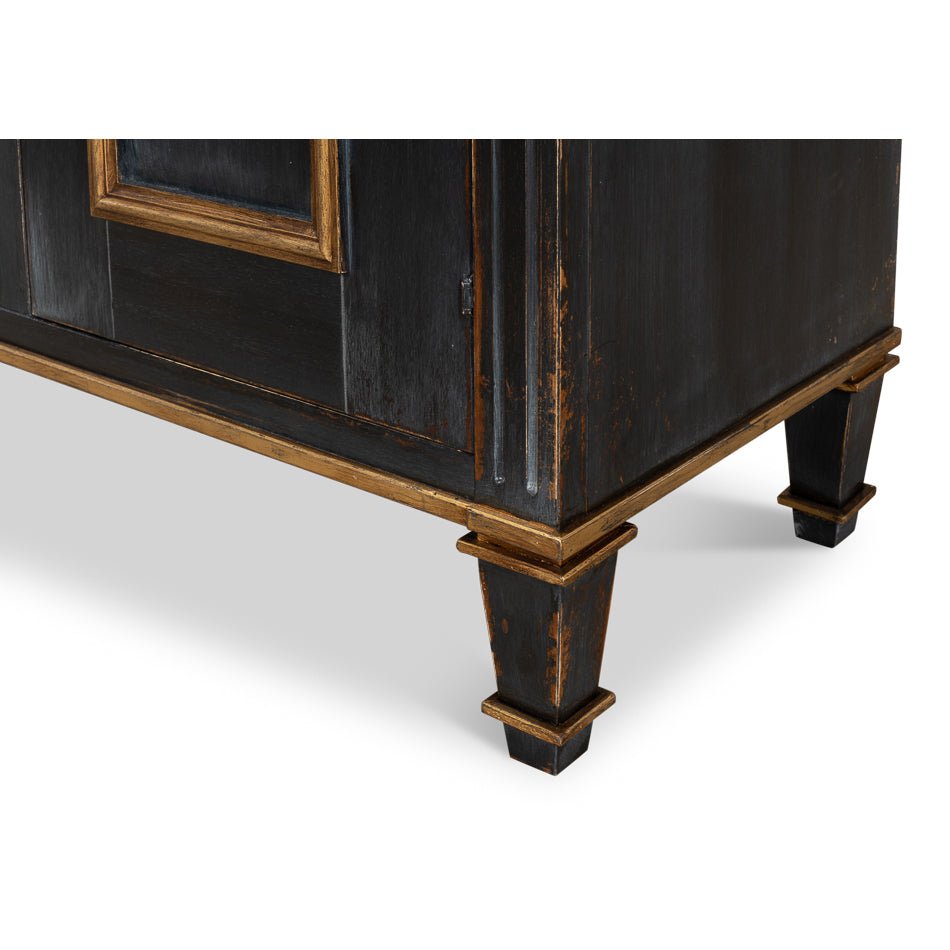 Black French Sideboard - English Georgian America