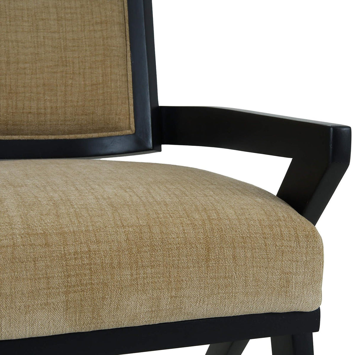 Black Mid - Century Modern Dining Armchair - English Georgian America