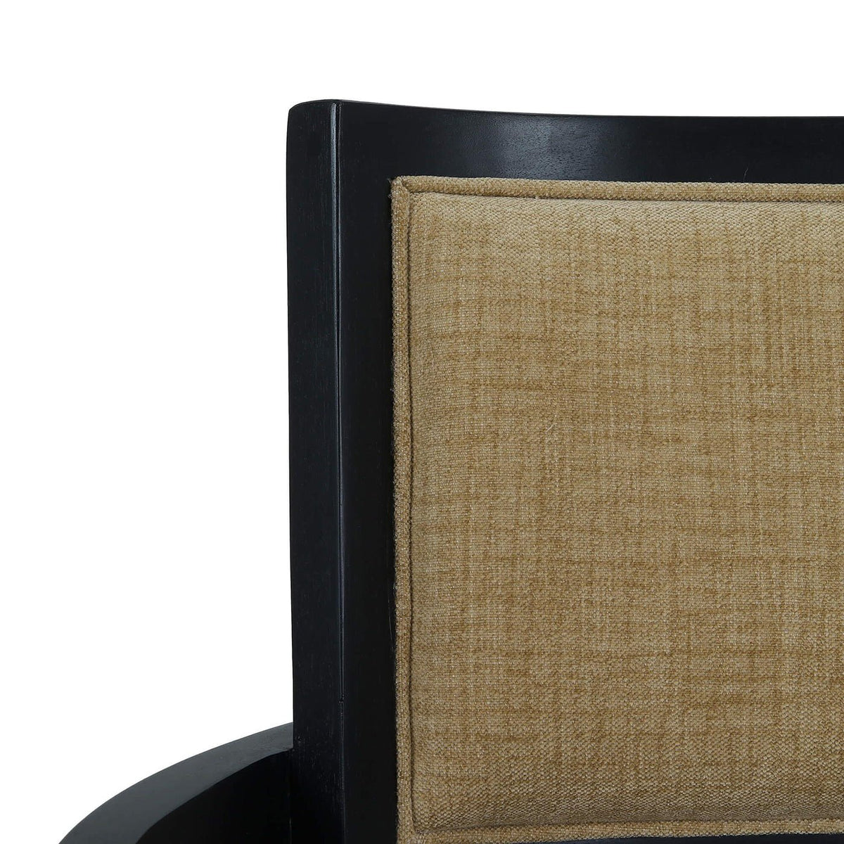 Black Mid - Century Modern Dining Armchair - English Georgian America