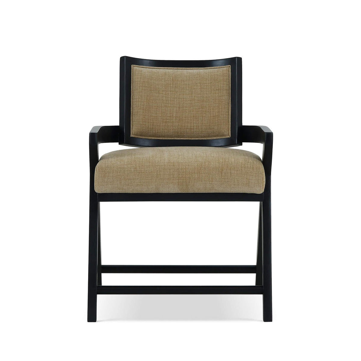 Black Mid - Century Modern Dining Armchair - English Georgian America