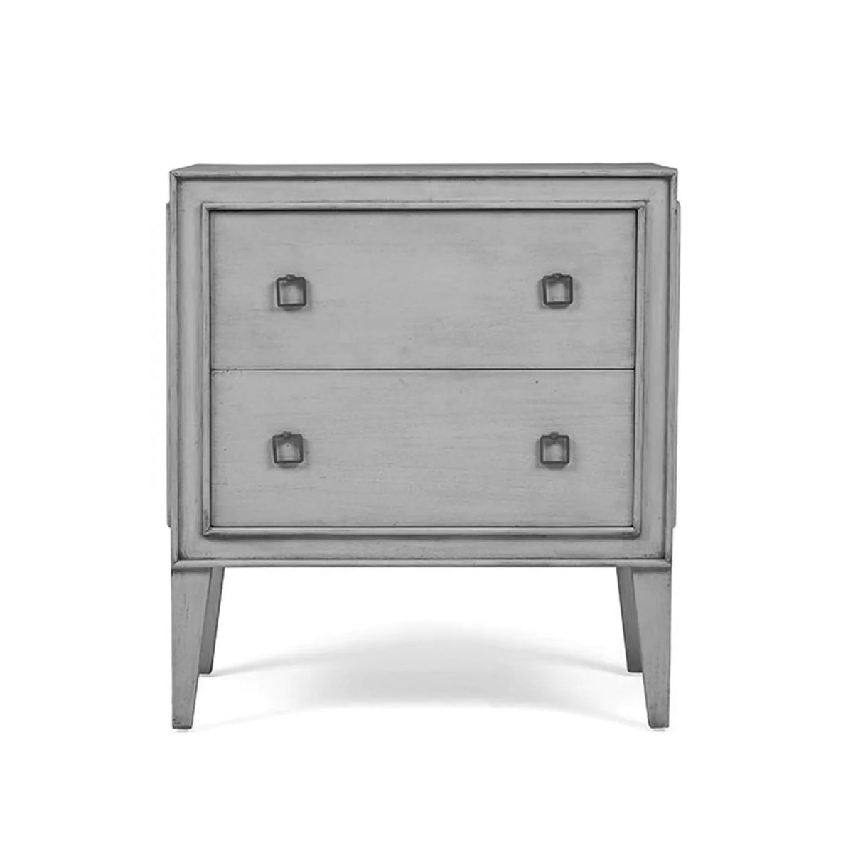 Black Mid Century Modern Nightstand - English Georgian America