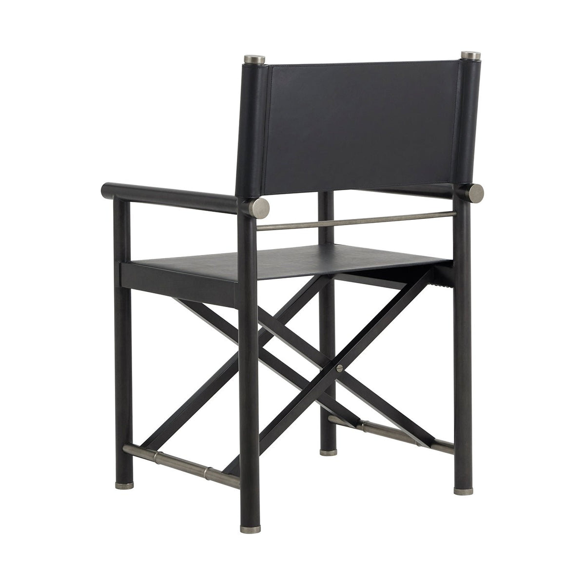 Black Modern Director&#39;s Desk Chair - English Georgian America