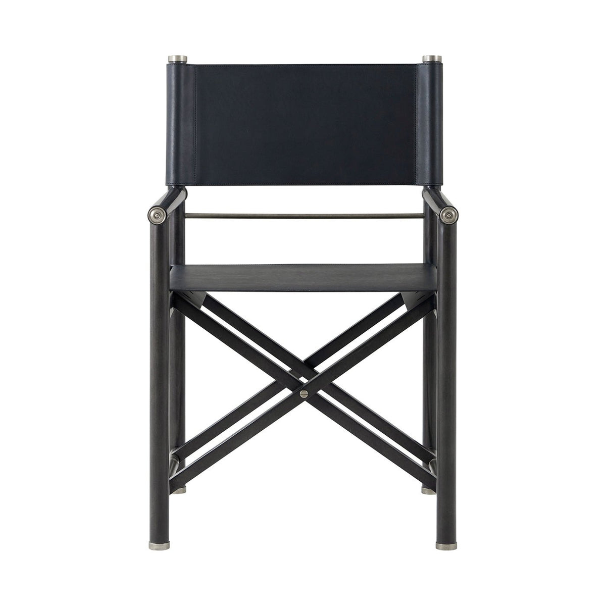 Black Modern Director&#39;s Desk Chair - English Georgian America