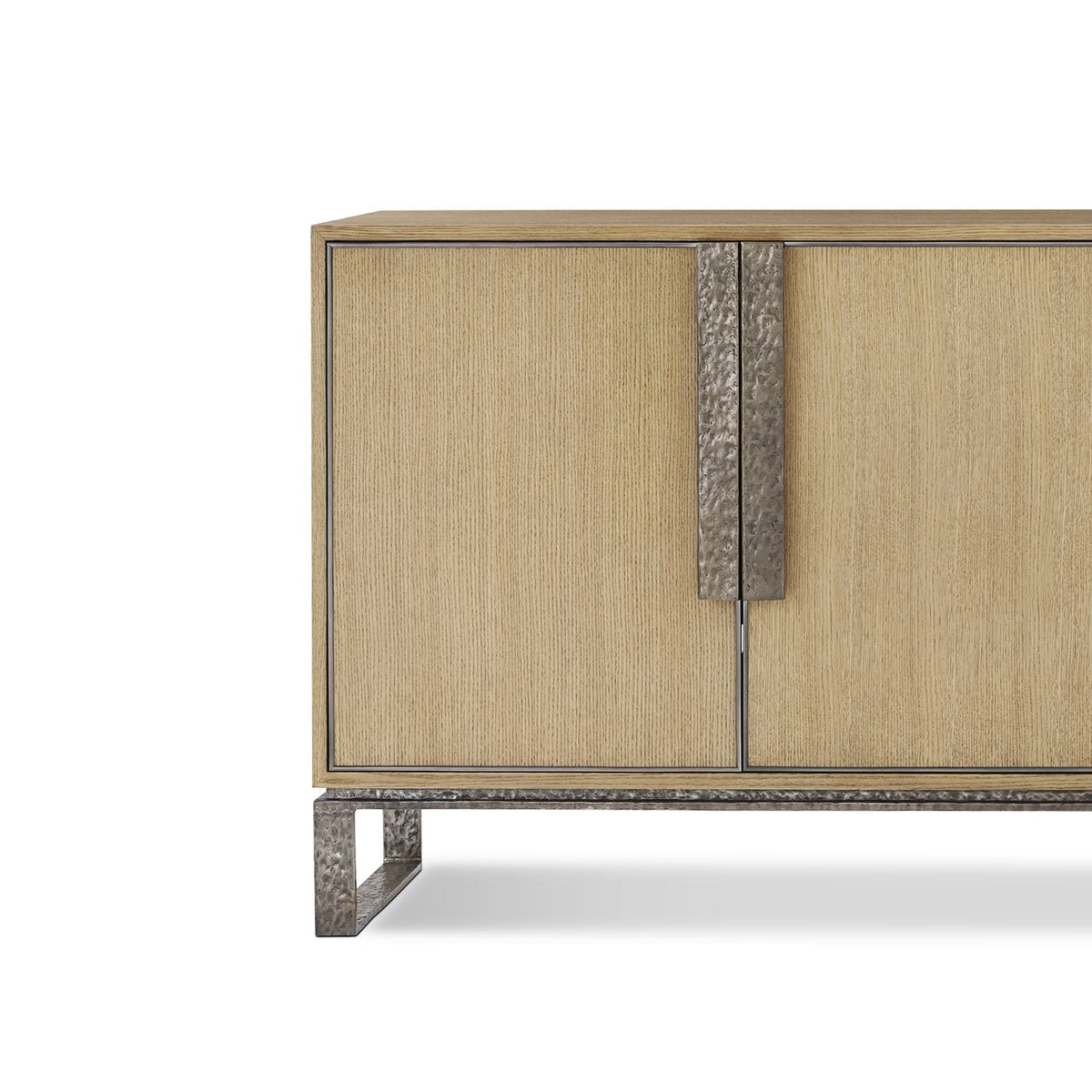 Blonde Wood Industrial Media Cabinet - English Georgian America