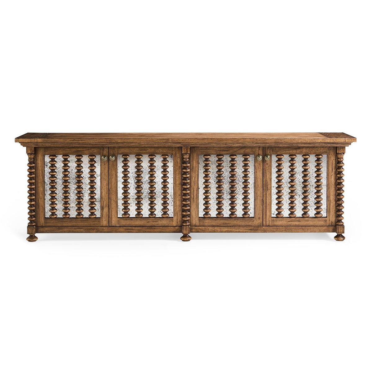 Bobbin - Turned Four - Door Entertainment Console - English Georgian America