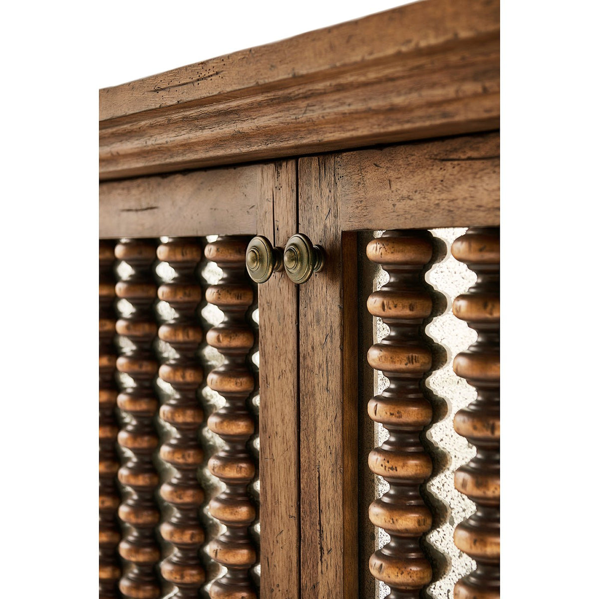 Bobbin - Turned Four - Door Entertainment Console - English Georgian America