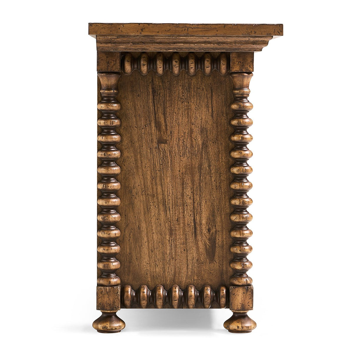 Bobbin - Turned Four - Door Entertainment Console - English Georgian America