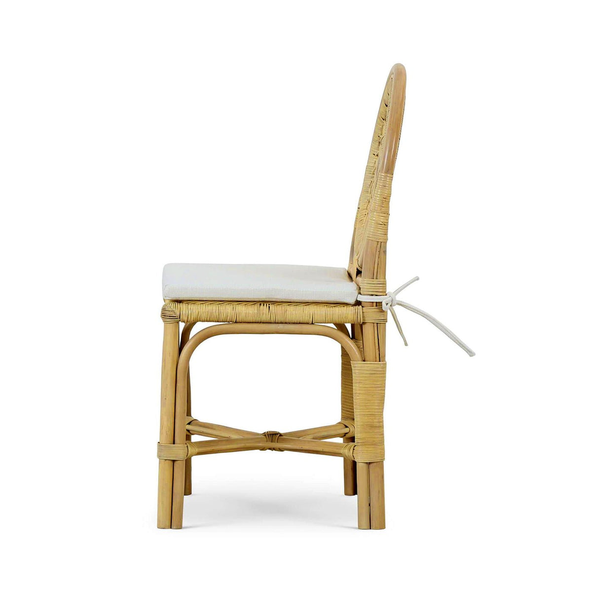 Bohemian Rattan Side Chair - English Georgian America