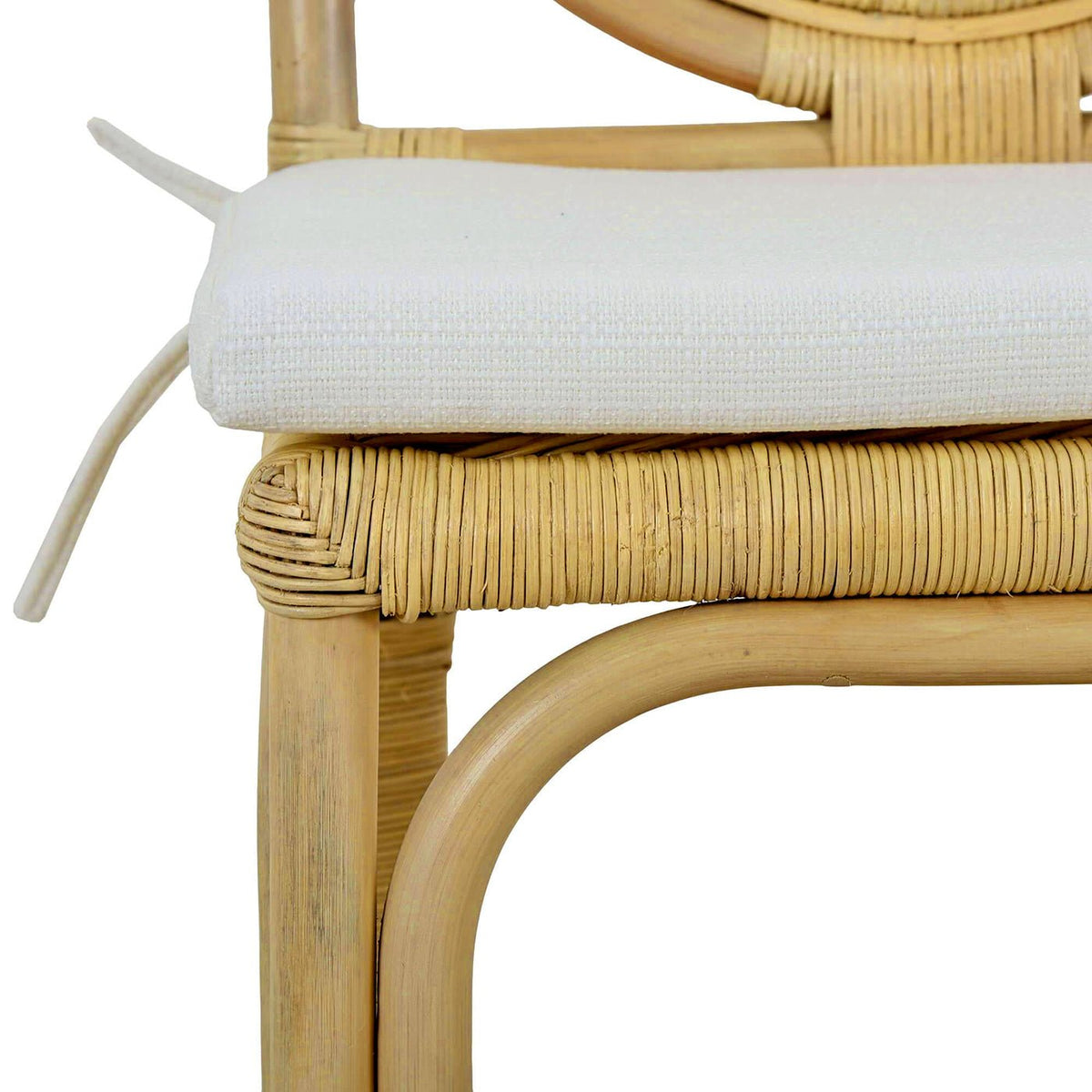 Bohemian Rattan Side Chair - English Georgian America