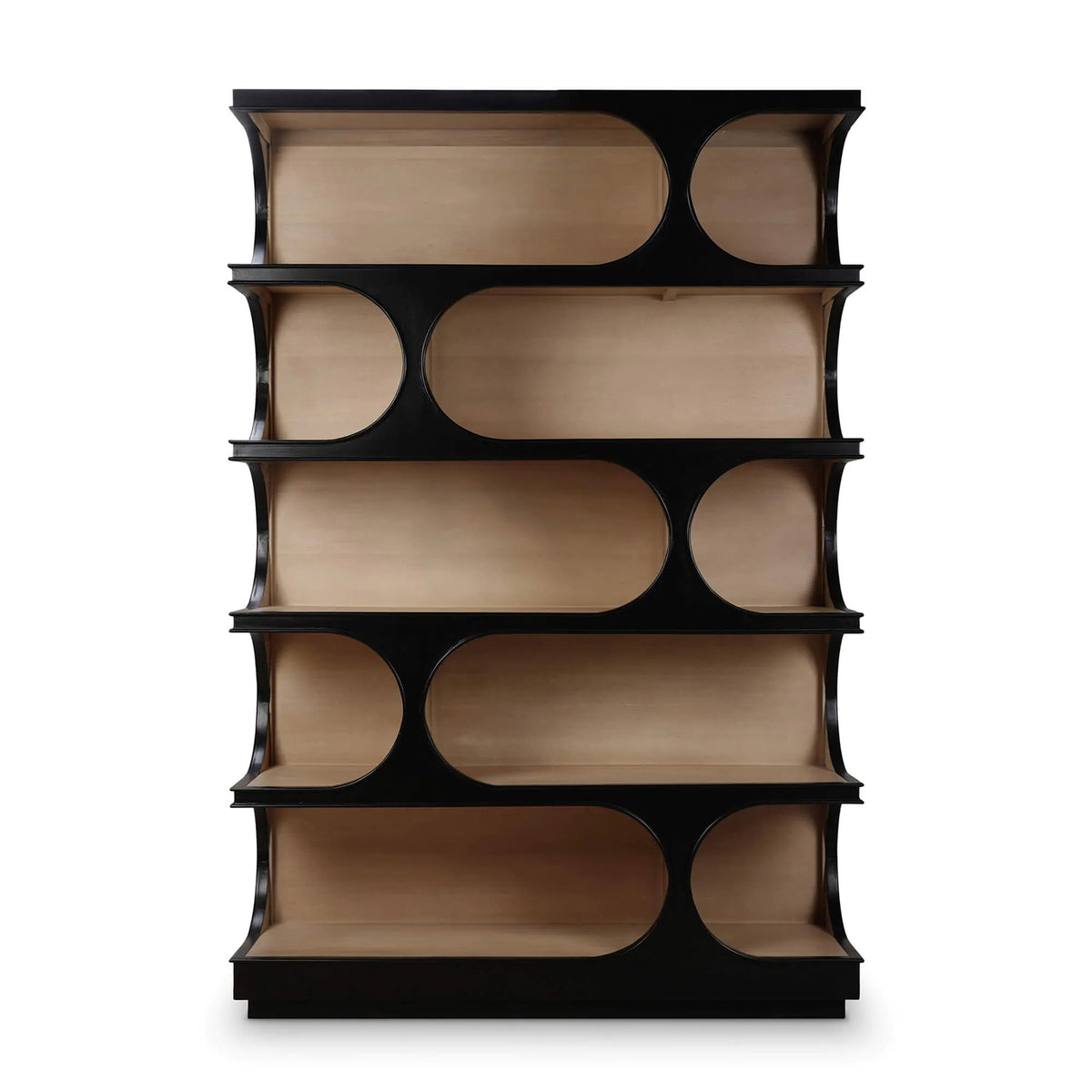 Geometric Mid Century Open Bookcase