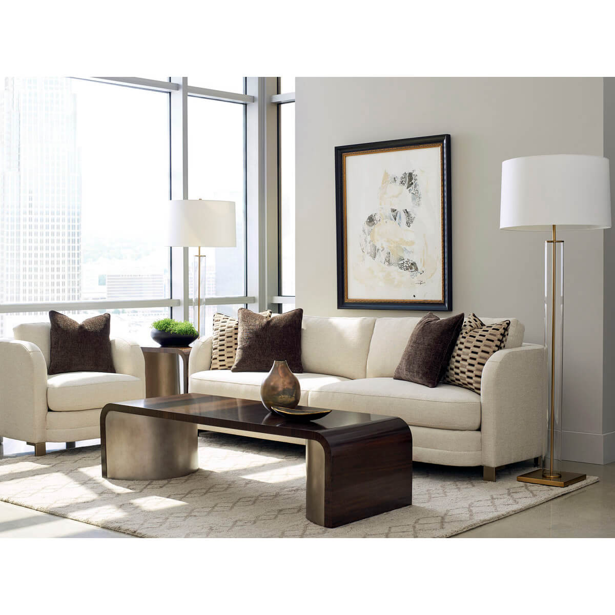 Bourbon Art Deco Style Cocktail Table - English Georgian America