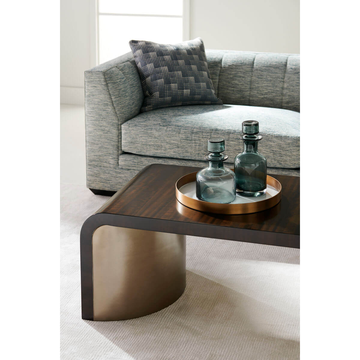 Bourbon Art Deco Style Cocktail Table - English Georgian America