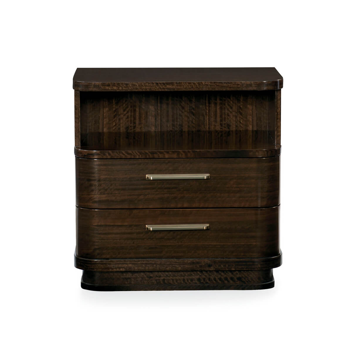 Bourbon Art Deco Style Nightstand - English Georgian America