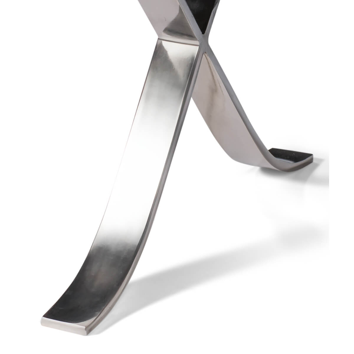 Brown Mid Century Modern Leather Bench - English Georgian America