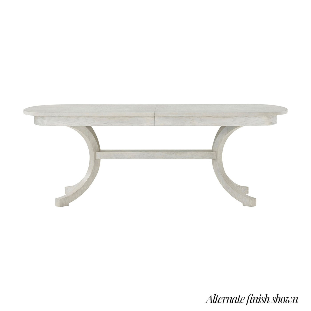 Brown Oak Coastal Dining Table - English Georgian America