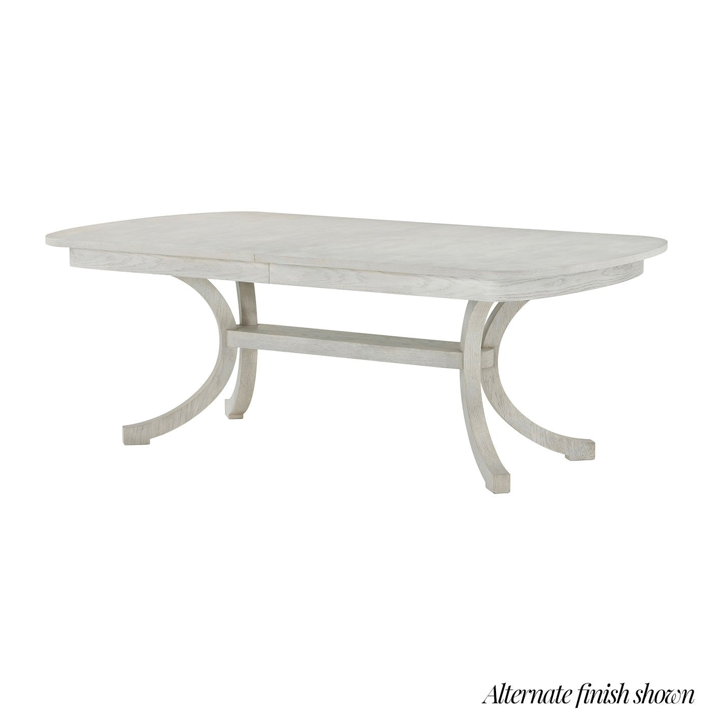 Brown Oak Coastal Dining Table