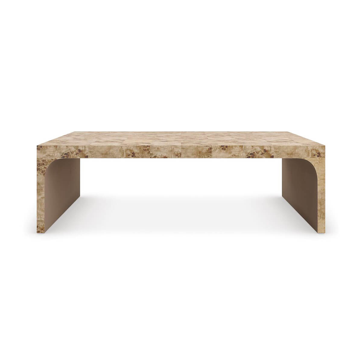 Burl Wood Coffee Table - English Georgian America