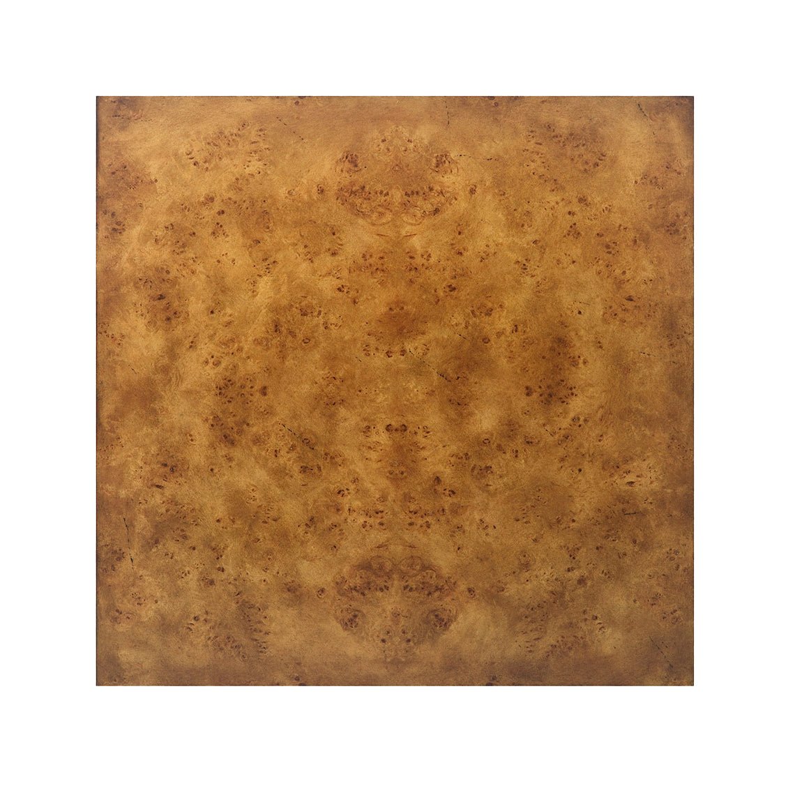 Burl Wood Cube Table - English Georgian America