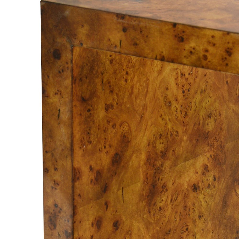 Burl Wood End Table - English Georgian America