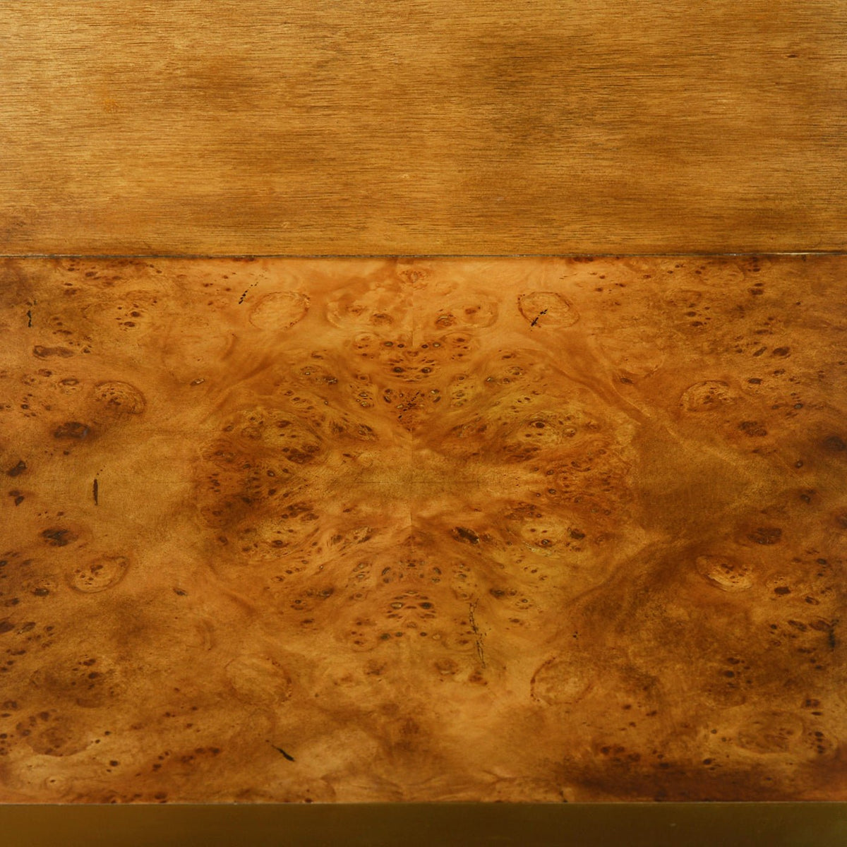 Burl Wood End Table - English Georgian America