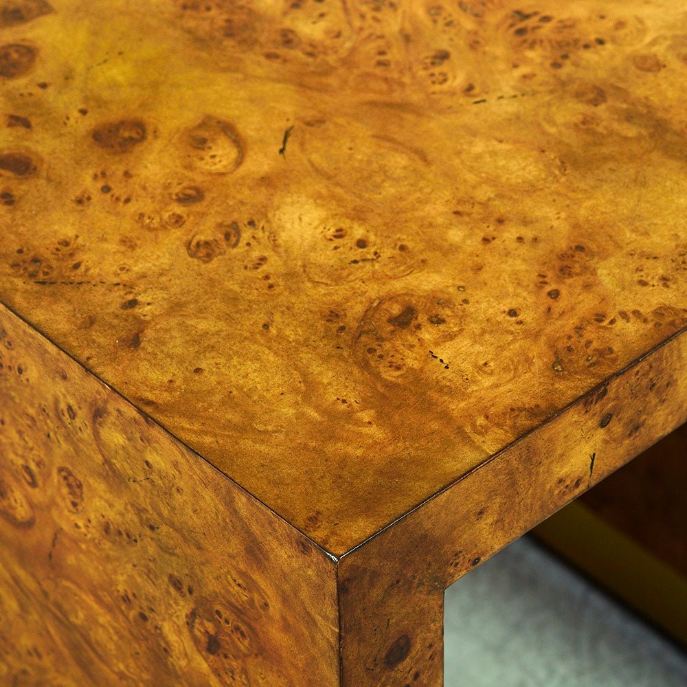 Burl Wood End Table - English Georgian America