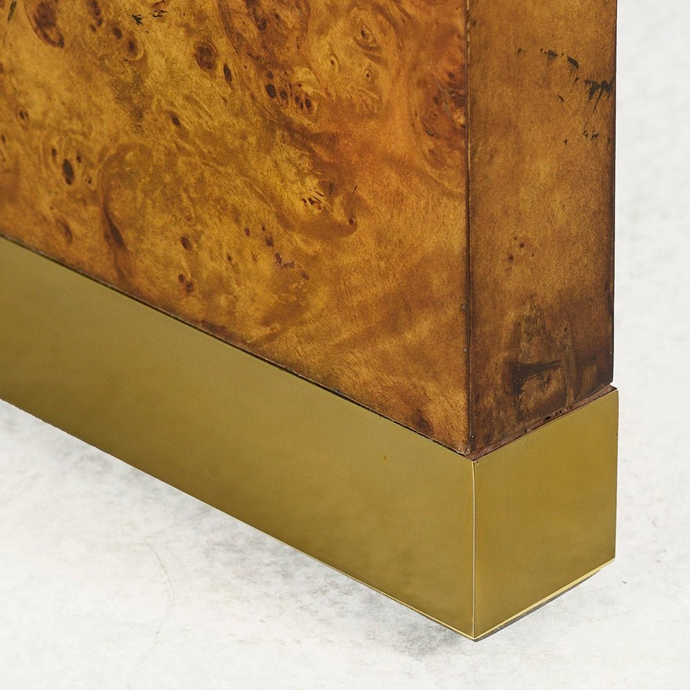 Burl Wood End Table - English Georgian America