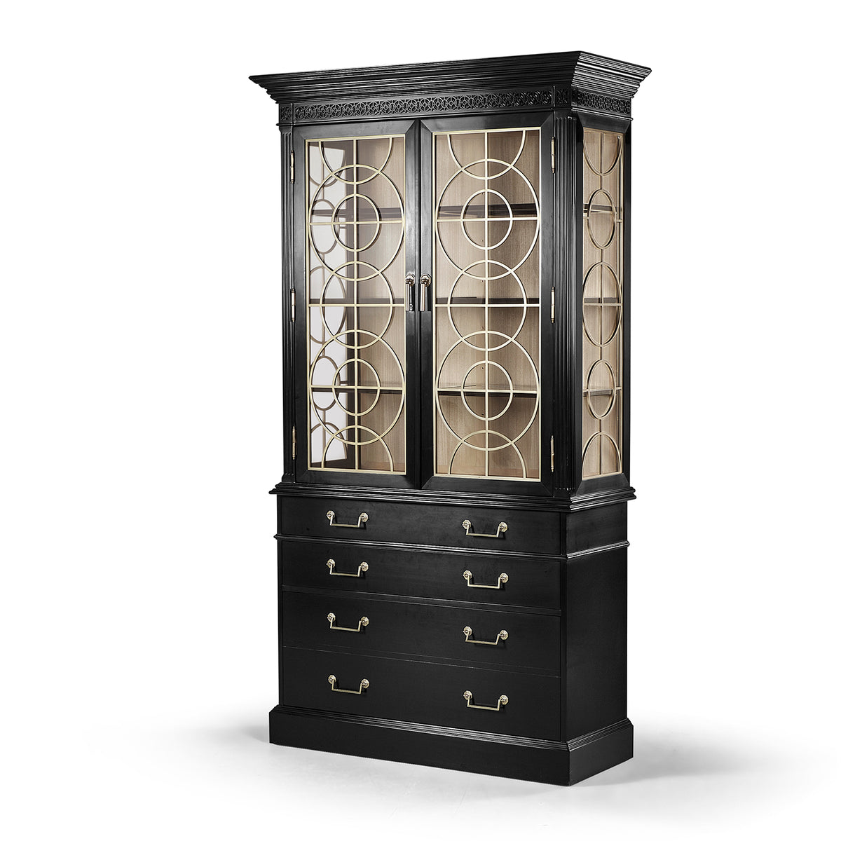 Classic Black Display Cabinet