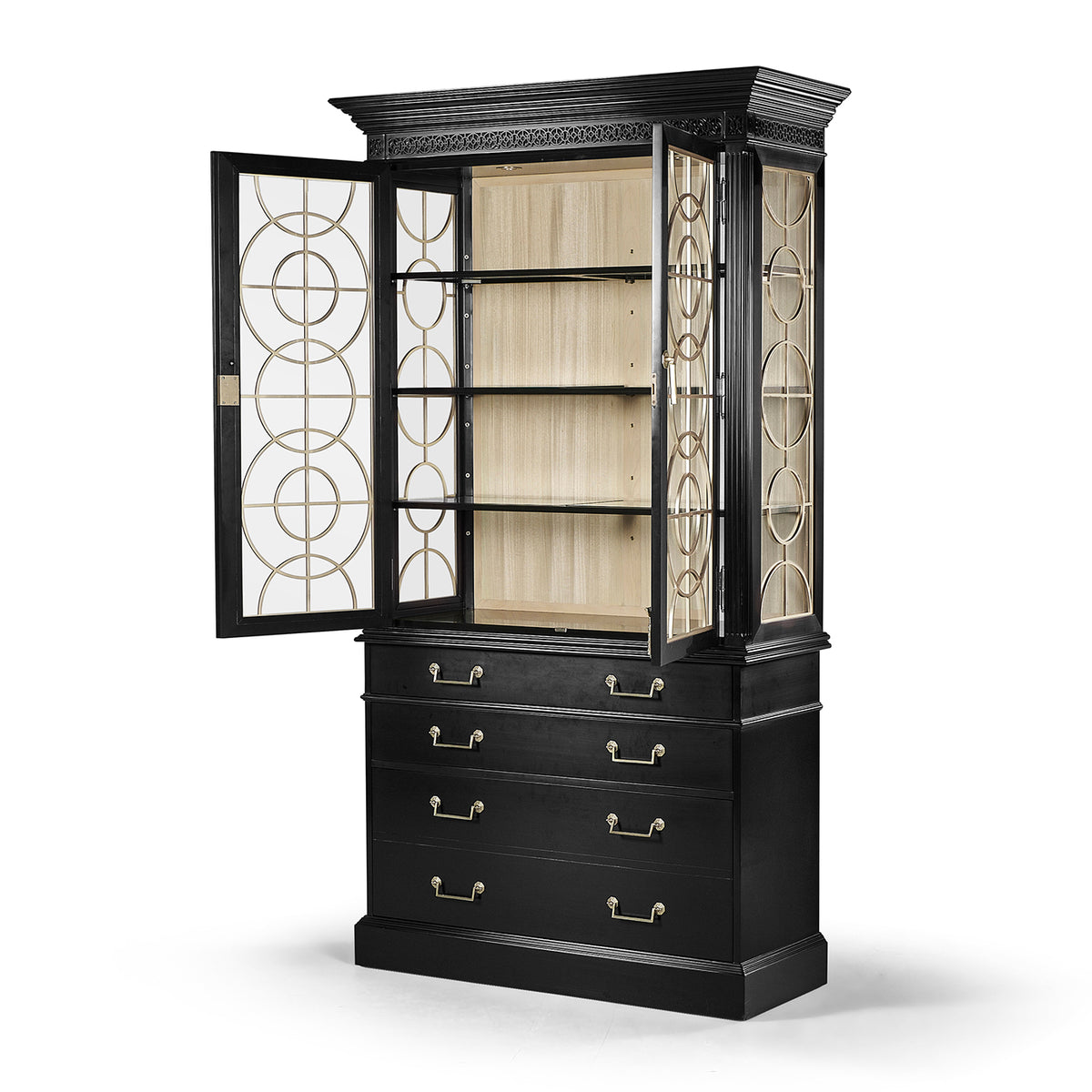 Classic Black Display Cabinet