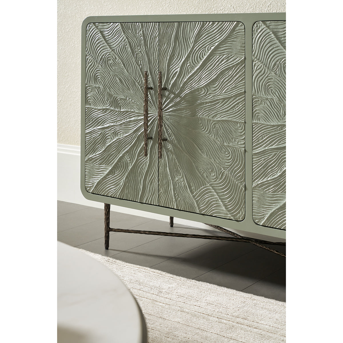 Organic Modern Media Cabinet