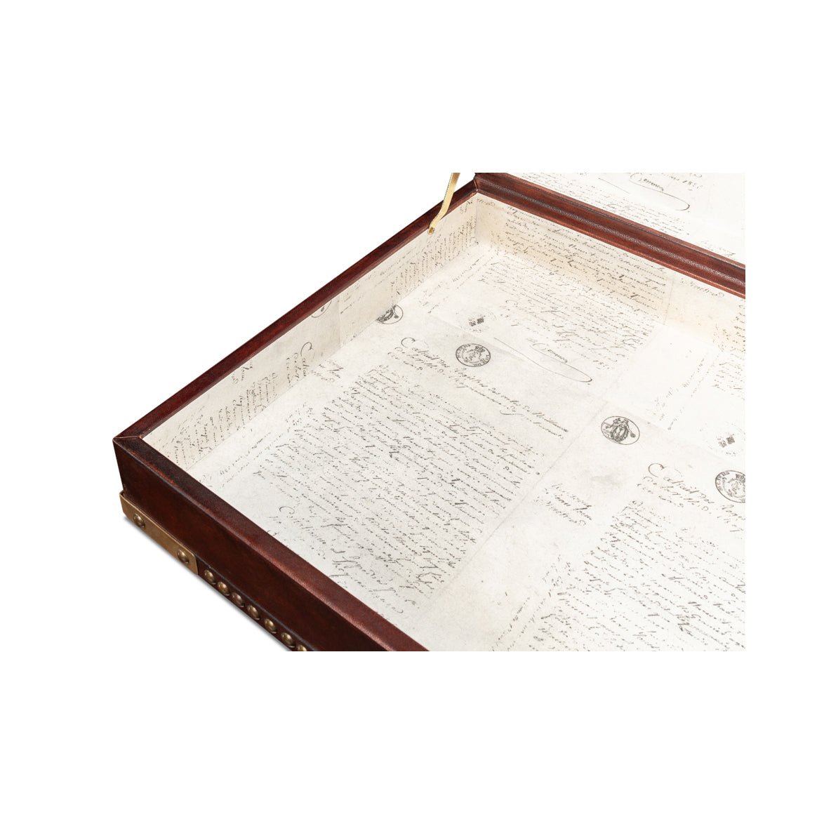 Campaign Style Leather Box - English Georgian America