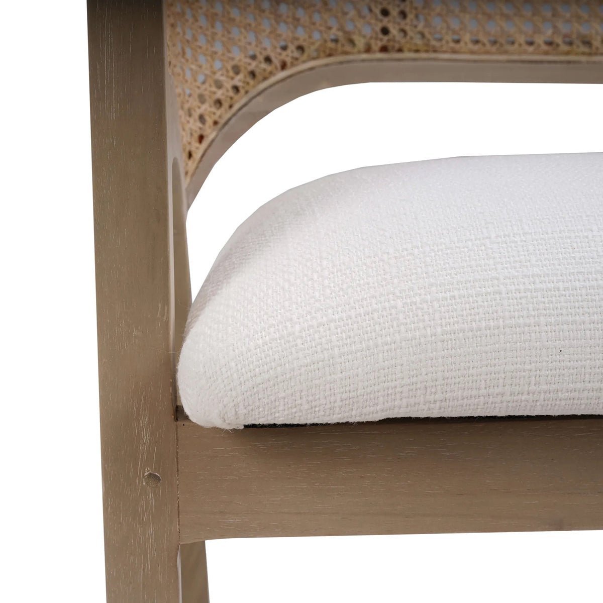 Caned Back Mid - Century Armchair - English Georgian America