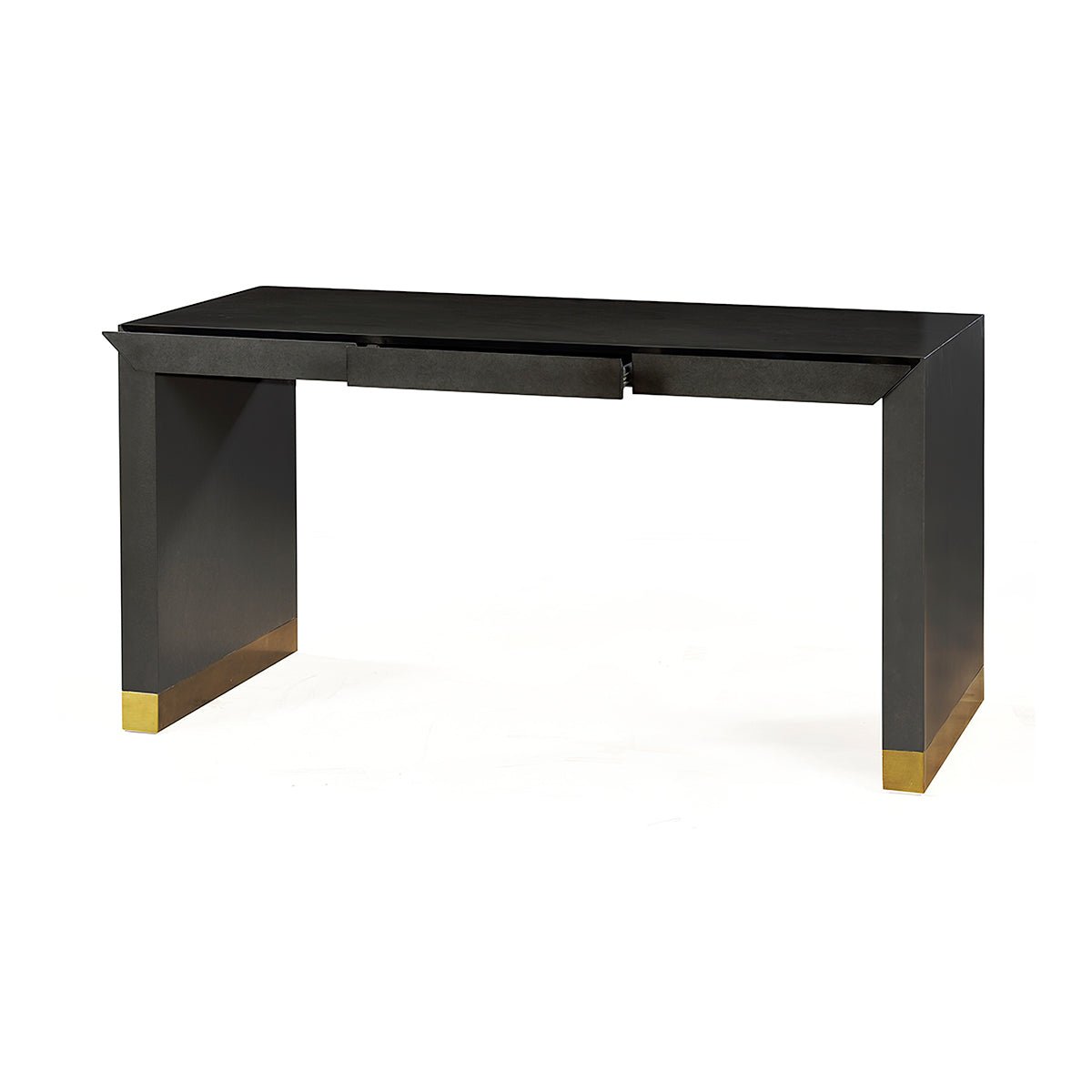 Charcoal Modern Waterfall Desk - English Georgian America