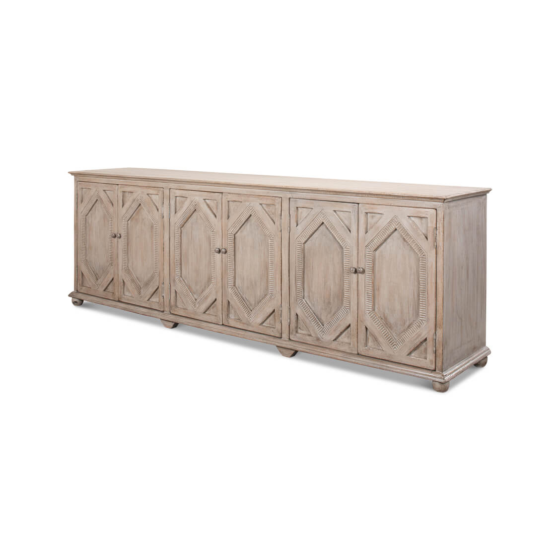 Chateau French Grey Sideboard - English Georgian America