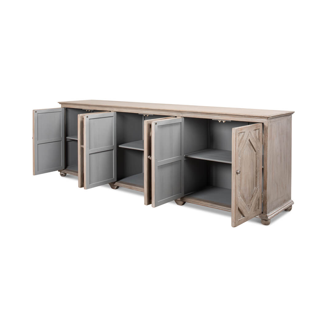 Chateau French Grey Sideboard - English Georgian America