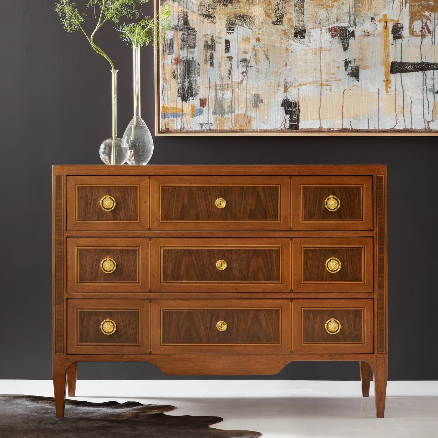 Chest of Drawers Antique Italian Style - English Georgian America