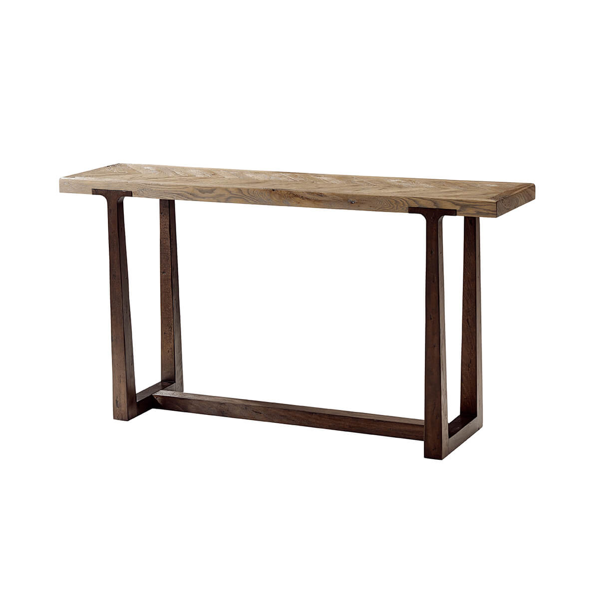 Chevron Modern Console Table - English Georgian America