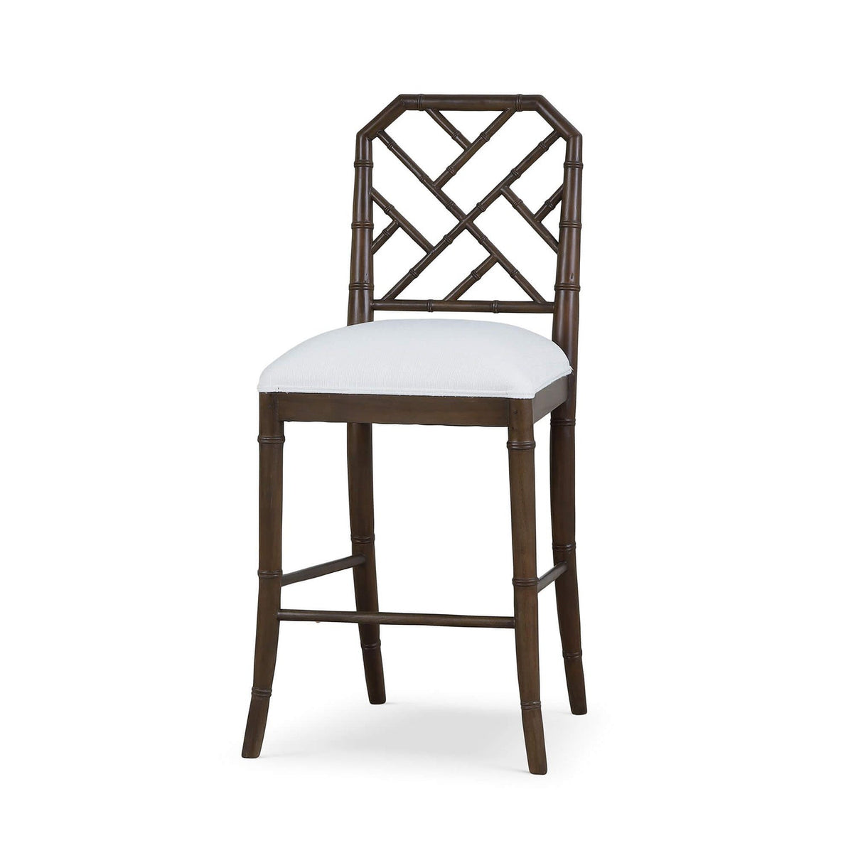 Chinese Chippendale Counter Stool - English Georgian America