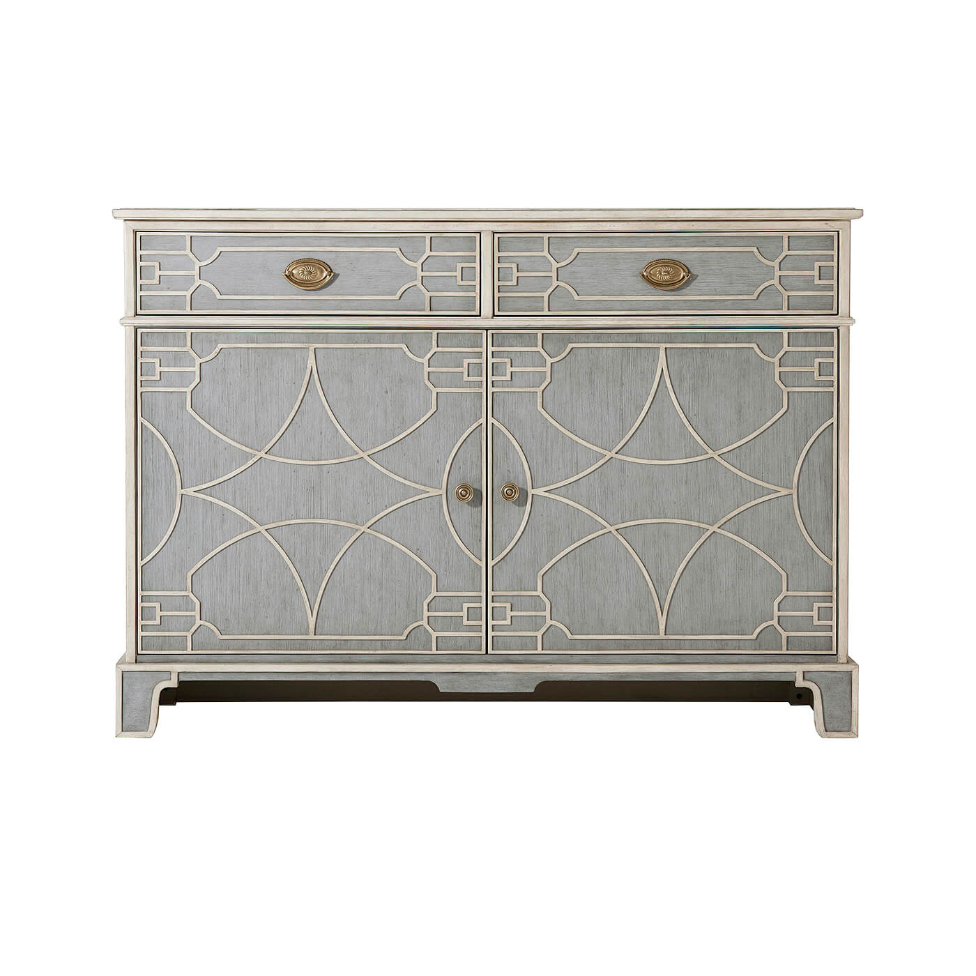 Chinese Chippendale Painted Cabinet - English Georgian America