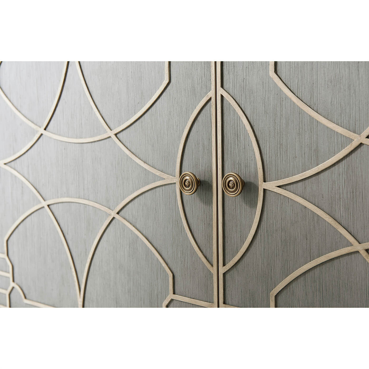 Chinese Chippendale Painted Cabinet - English Georgian America