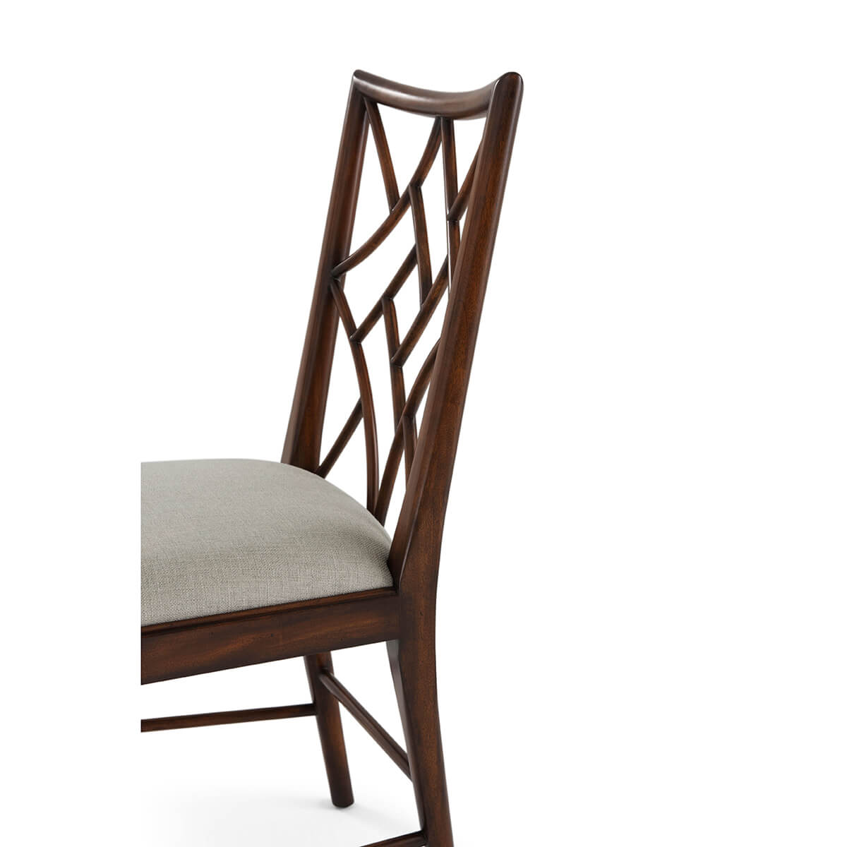 Chinoiserie Cockpen Dining Chairs - English Georgian America