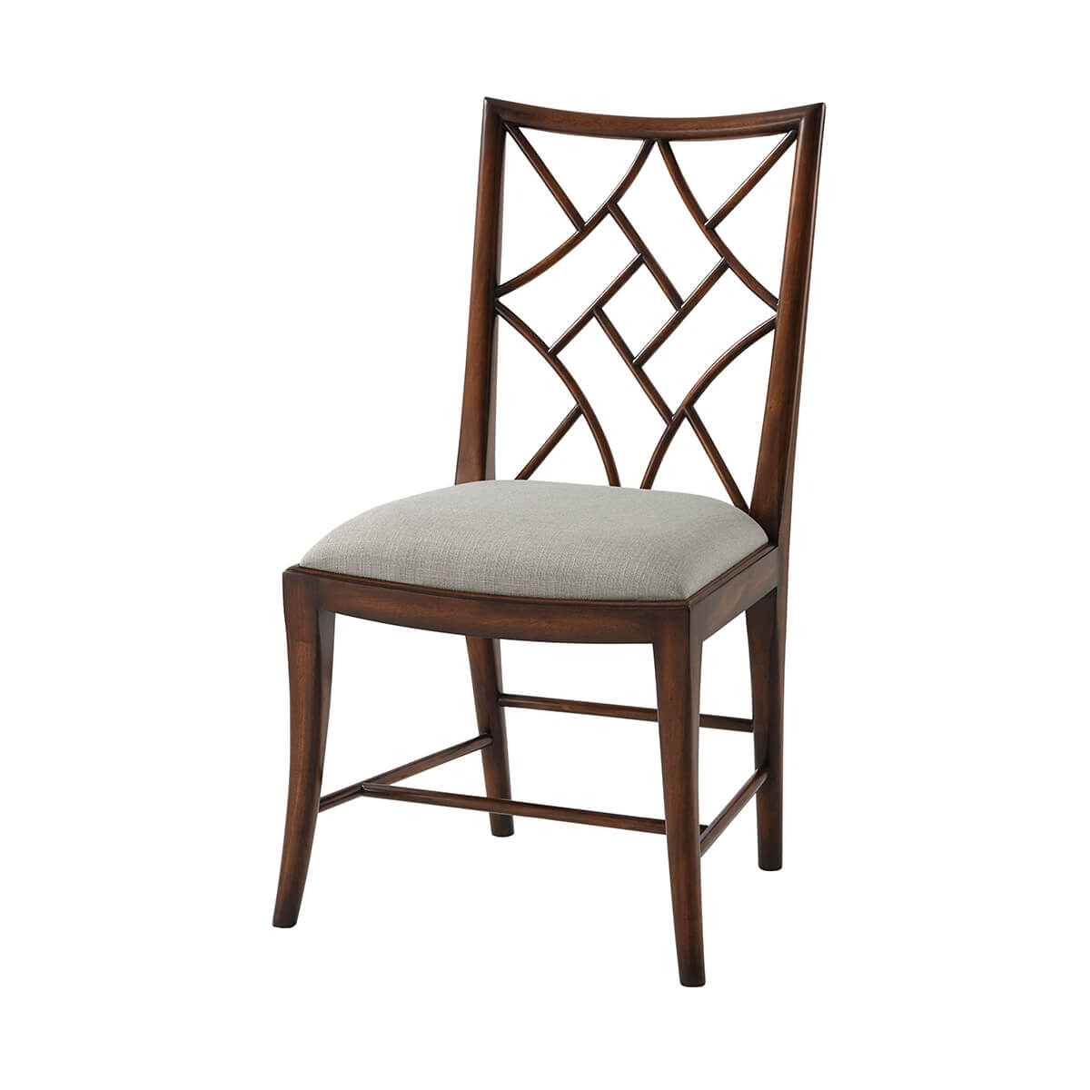 Chinoiserie Cockpen Dining Chairs - English Georgian America