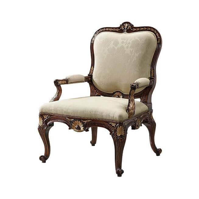Chippendale Carved Armchair - English Georgian America