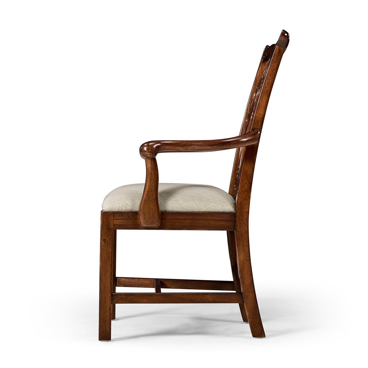 Chippendale Carved Mahogany Dining Armchair - English Georgian America